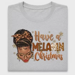 Have a Melanin Christmas DTF Transfer