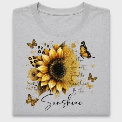 Sunflower Butterfly Inspirational DTF Transfer