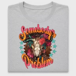 Cowgirl Cow Skull DTF Transfer