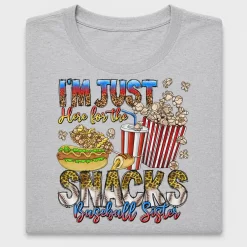 Baseball Sister Game Day Snacks DTF Transfer