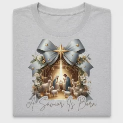 Nativity Scene A Savior Is Born DTF Transfer