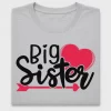 Big Sister Love Heart DTF Transfer
