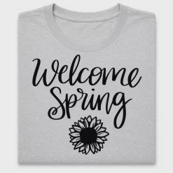 Welcome Spring Sunflower DTF Transfer