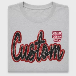 Custom Team Mascot Script DTF Transfer
