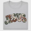 Jesus Camo Faux Chenille DTF Transfer