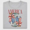 Patriotic Cowboy Boots DTF Transfer