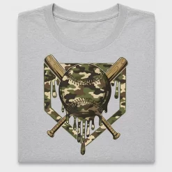 Camo Baseball Drip DTF Transfer