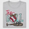 T-Ball Girl Leopard Bandana DTF Transfer