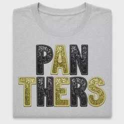 Pan Thers Sequin Sparkle DTF Transfer
