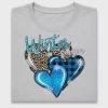 Winter Season Heart DTF Transfer