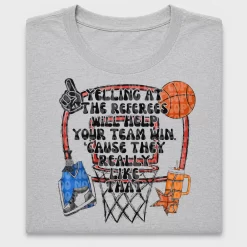 Yelling At The Referees Basketball DTF Transfer