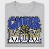 Cheer Mom Blue Gold Leopard DTF Transfer