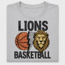Retro Lions Basketball DTF Transfer