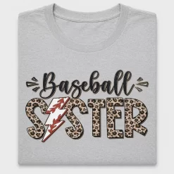 Baseball Sister Leopard DTF Transfer