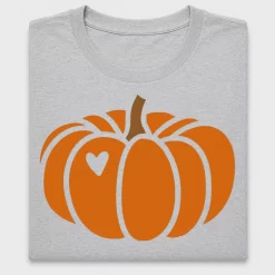 Fall Pumpkin Heart DTF Transfer