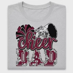 Camo Cheer Dad DTF Transfer