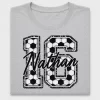 Nathan Soccer Number 15 DTF Transfer