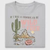 Retro Cowboy Wild And Free DTF Transfer