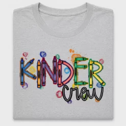 Kindergarten Teacher Crayon Crew DTF Transfer