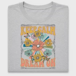 Retro Keep Calm Dream On DTF Transfer