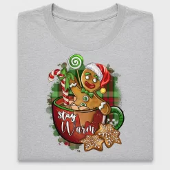 Stay Warm Gingerbread Christmas DTF Transfer