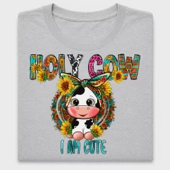 Holy Cow Cute Sunflower DTF Transfer