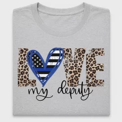 Love My Deputy Thin Blue Line DTF Transfer