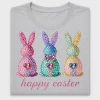 Rhinestone Happy Easter Bunny DTF Transfer