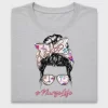 Nurse Life Messy Bun DTF Transfer For Shirts