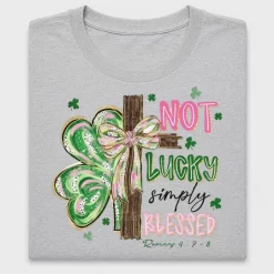 Blessed Cross Shamrock DTF Transfer