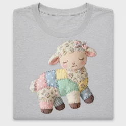 Patchwork Lamb DTF Transfer