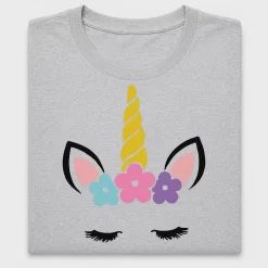 Unicorn Face Floral DTF Transfer