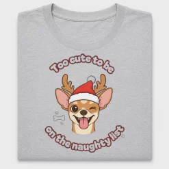 Too Cute Toby Christmas Chihuahua DTF Transfer