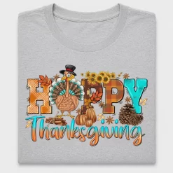 Happy Thanksgiving Turkey DTF Transfer