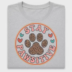 Stay Pawsitive Dog Mom DTF Transfer