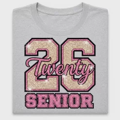 Senior 2026 Glitter DTF Transfer