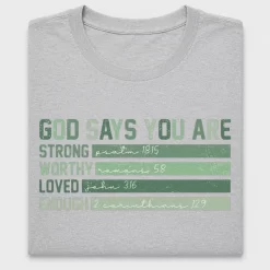 God Says You Are Strong DTF Transfer