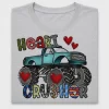 Heart Crusher Monster Truck DTF Transfer