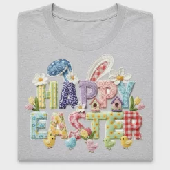 Happy Easter Patchwork DTF Transfer
