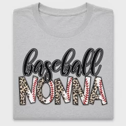 Baseball Nonna Leopard DTF Transfer