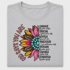 Boho Sunflower Faith Words DTF Transfer