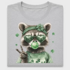 Funny Raccoon St Patricks Day DTF Transfer