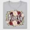 Floral Abuela DTF Transfer Design