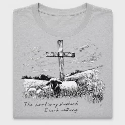Psalm 23:1 Cross Sheep DTF Transfer