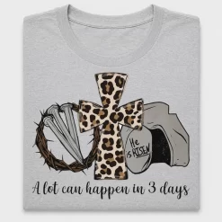 Easter Cross Leopard DTF Transfer