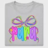Preppy Neon Bow Mom DTF Transfer