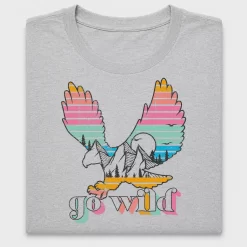 Retro Eagle Go Wild DTF Transfer