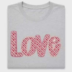 Faux Yarn Crochet Love DTF Transfer