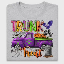 Trunk or Treat Halloween Truck DTF Transfer