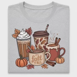 Fall Coffee Pumpkin DTF Transfer
